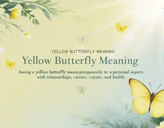 Yellow butterfly meaning