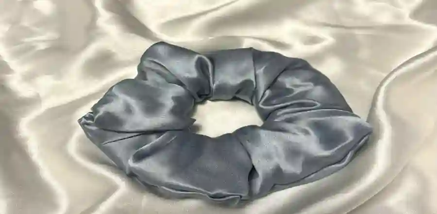 Mulberry silk scrunchies